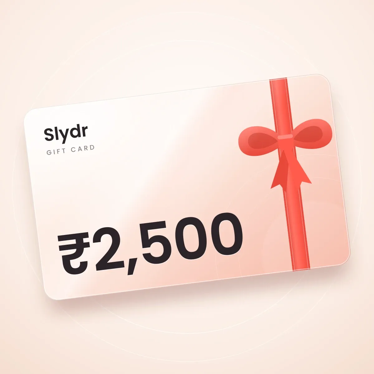 Slydr Gift Card ₹2,500