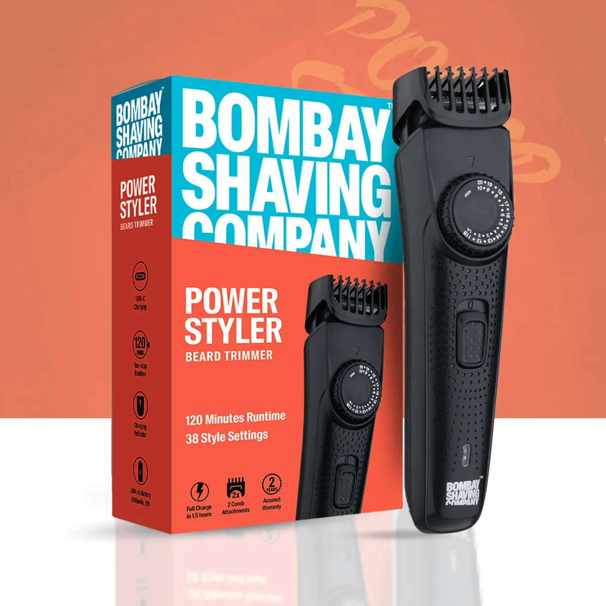 Bombay Shaving Company Power Styler Beard Trimmer for Men