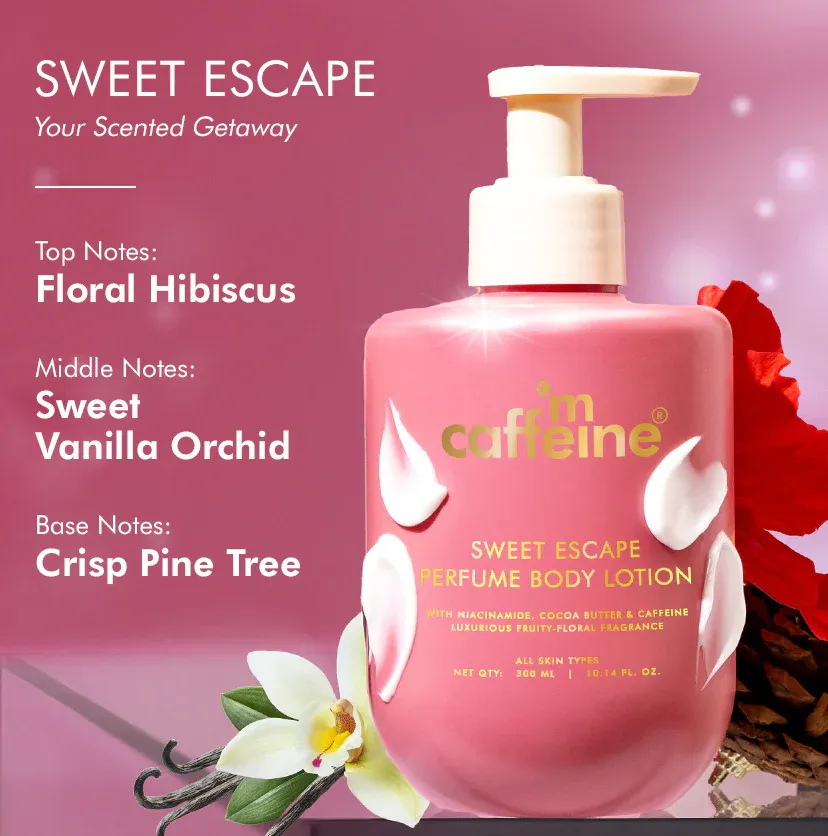 MCaffeine Sweet Escape Perfume Body Lotion - 600ml image 4