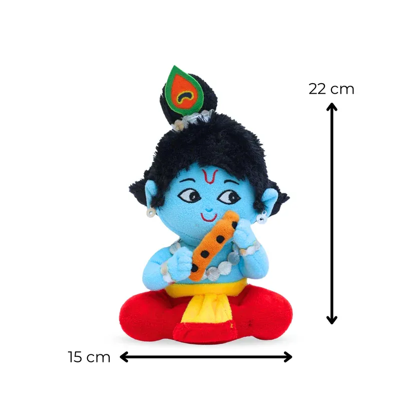Panda's Box Krishna Mantra Chanting Baby Soft Toy image 1