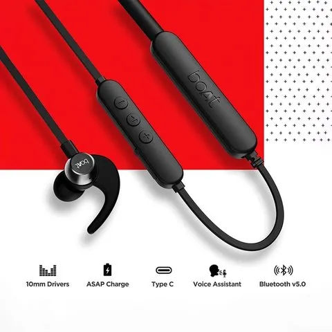 boAt Rockerz 255 Pro+ Neckband Earphones (Black) image 5