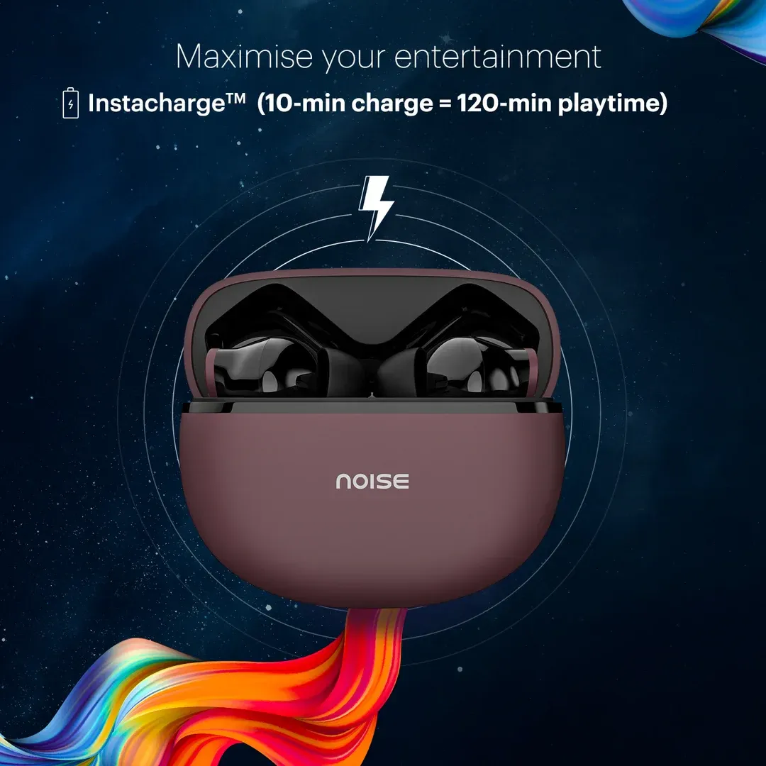 Noise Buds VS102 Plus TWS Earbuds (Deep Wine) image 5