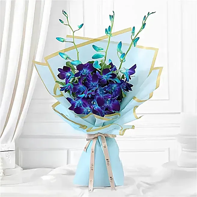 FNP Exotic Blue Orchid Arrangement