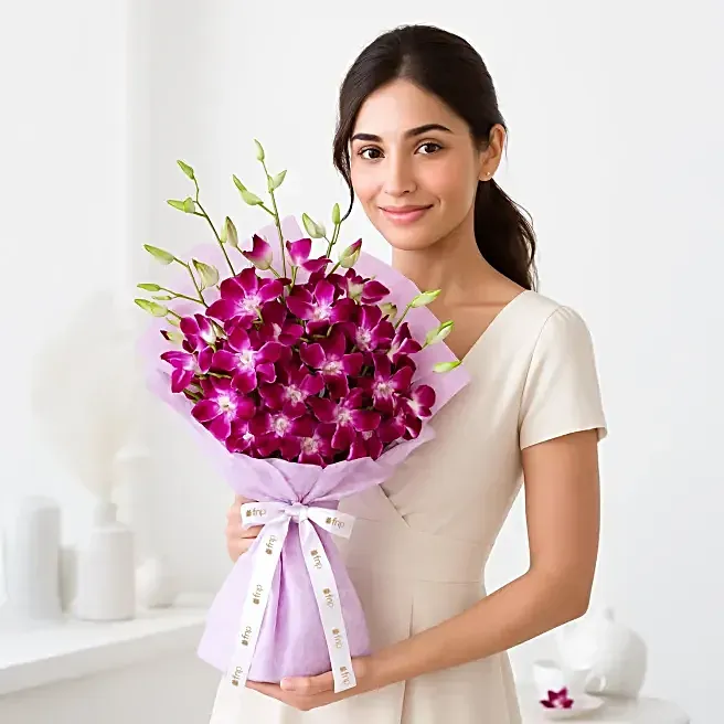 FNP Enchanting Orchids Flower Bouquet