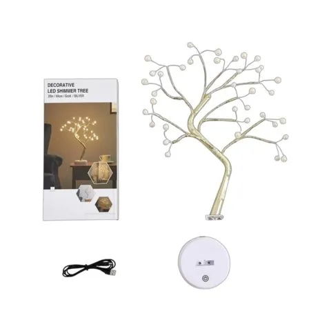 Bonsai Pearl Tree LED 5 W Decorative Lamp - DesiDiya image 2