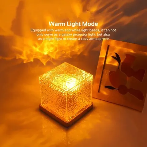 Ocean Water 5 W Decorative Lamp (White) - DesiDiya image 3