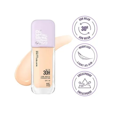 Maybelline New York Super Stay Lumi Foundation (115) image 7
