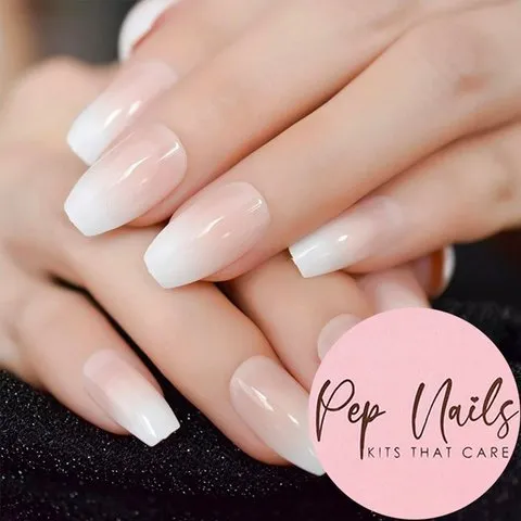 Pep Nails Luxury Coffin Shape Press On Nails Kit (Manicure)