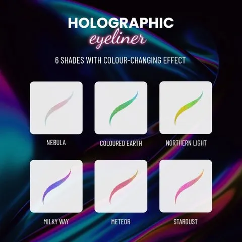 Swiss Beauty Holographic Eyeliner (Milky Way) image 6