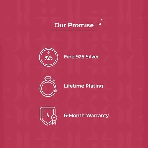 GIVA Silver Flowery Snowflake Studs (Silver) image 5