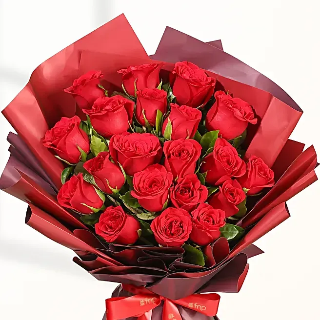 Maroon Majesty Rose Wrap image 3