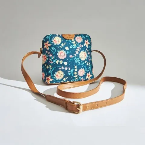 Teal By Chumbak Sling Bag (Blue Boom) image 10