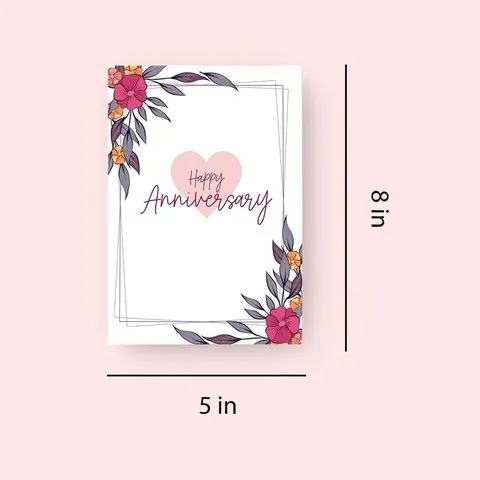 Mad Over Print Floral Anniversary Greeting Card image 6