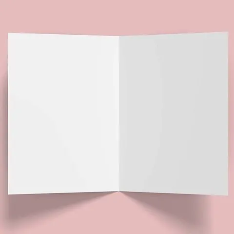 Mad Over Print Floral Thank You Greeting Card image 3