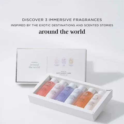 Kimirica Around the World Perfumed Bath & Body Gift Set image 2