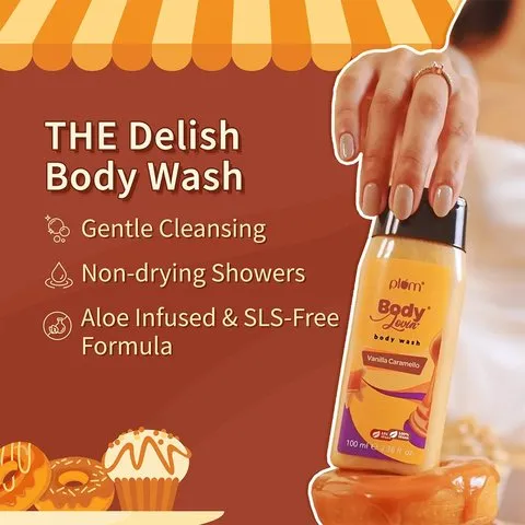 Plum Bodylovin Vanilla Caramello Bath & Body Gift Set (4Pcs) image 6