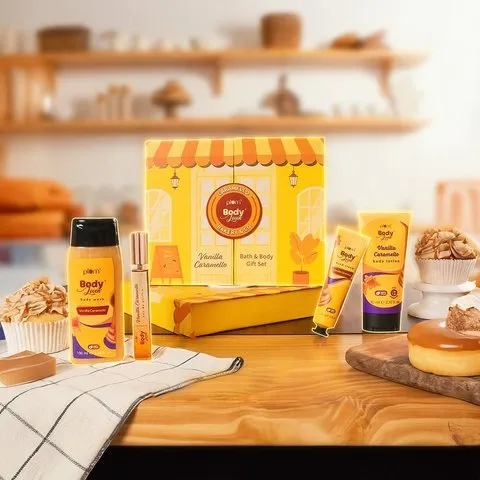 Plum Bodylovin Vanilla Caramello Bath & Body Gift Set (4Pcs) image 10