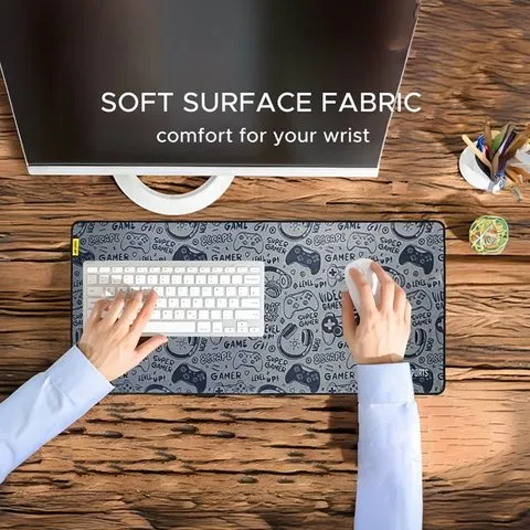 Ant Esports Gamerz Paradise Gaming Mouse Pad (Dark Grey) image 4