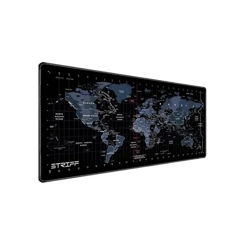 Striff World Map Mouse Pad (Black) image 6