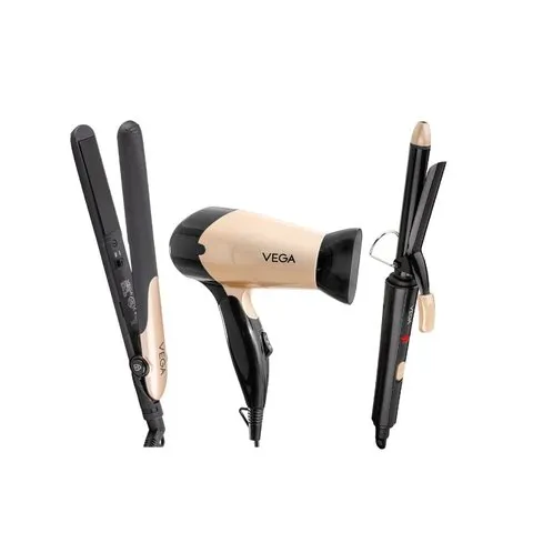 Vega Miss Versatile Hair Styling Kit, VHSS-03 (Black, 1000 W)
