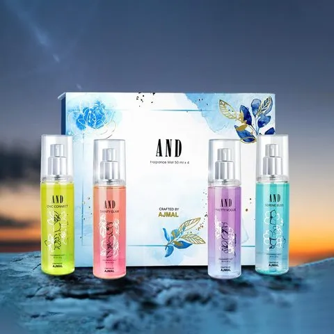AND Ajmal Fragrance Mist Perfume Gift Set for Women (4 x 50 ml)