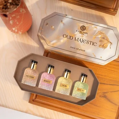 Carlton London Oud Majestic Perfume Gift Set (4 x 30 ml)
