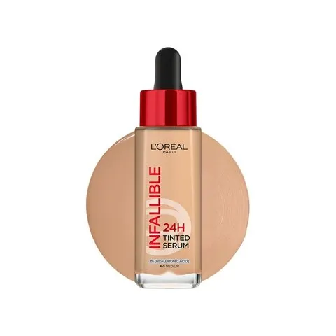 L'Oreal Paris Infallible 24H Tinted Serum Foundation (4-5 Medium)