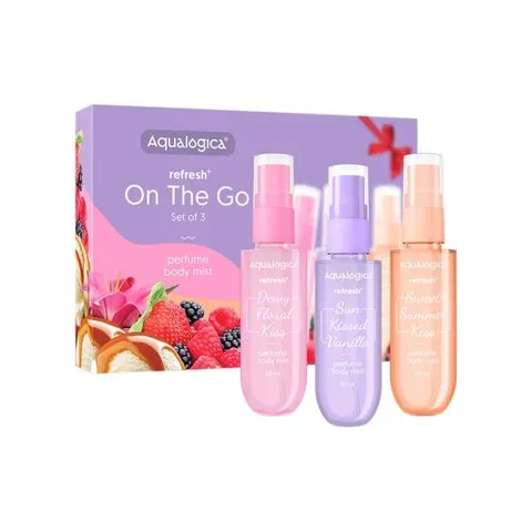 Aqualogica Refresh On-the-Go Perfume Fragrance Mist Gift Set