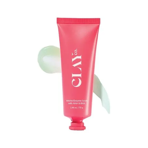 ClayCo. Matcha Enzyme Face Scrub with AHA & BHA