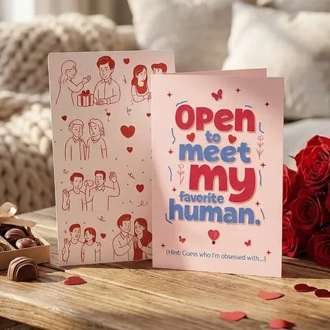 Beyond Gifts Couple Love Mirror Greeting Card