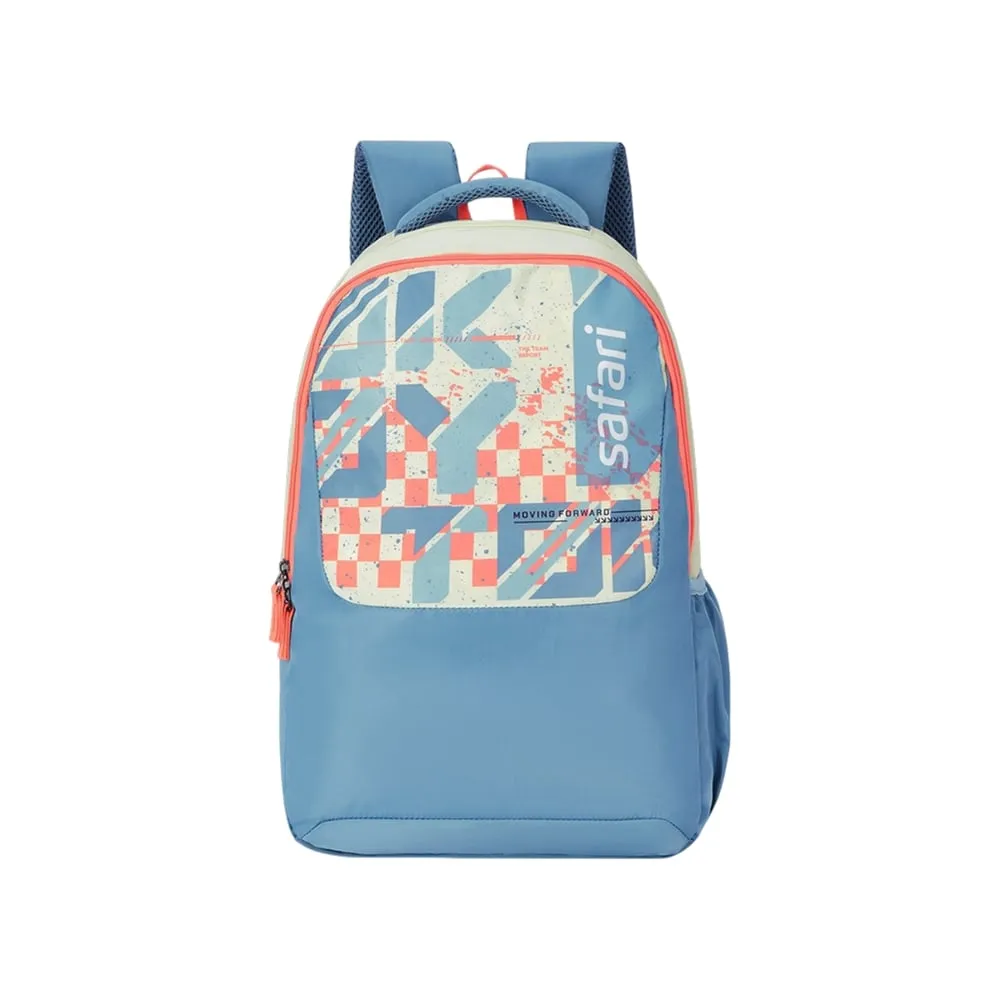 Safari Alpha 4 Nylon School Bag (Blue)
