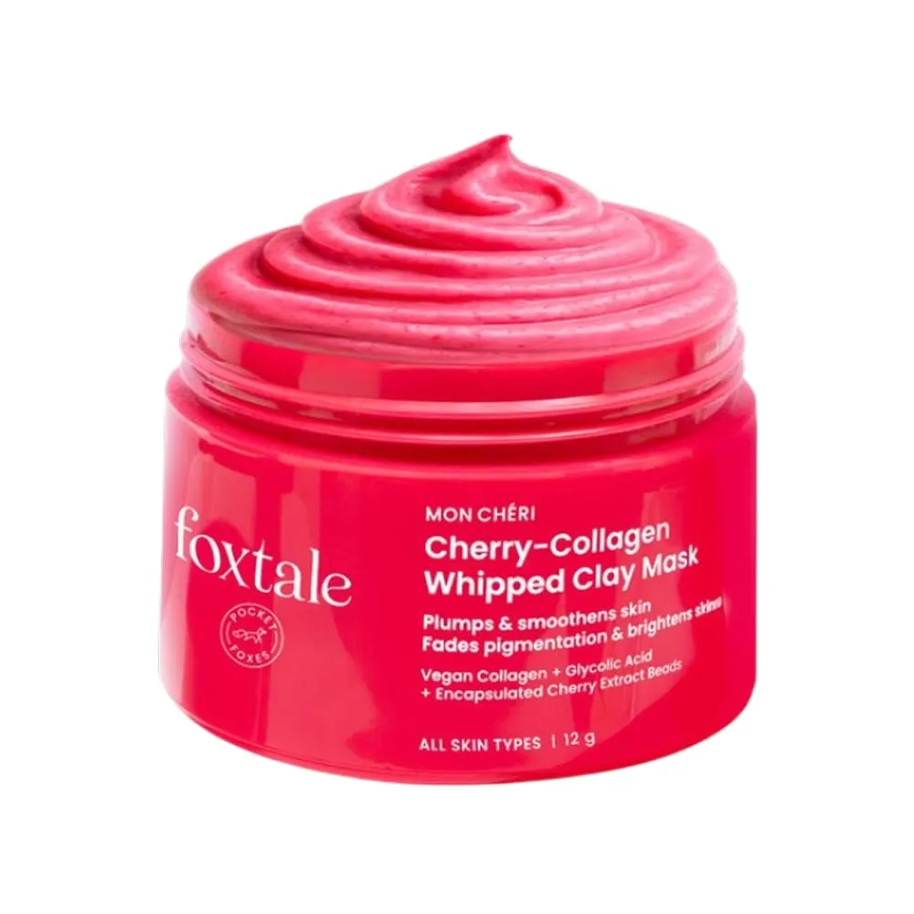 Foxtale Cherry Collagen Whipped Clay Mask (12 g)