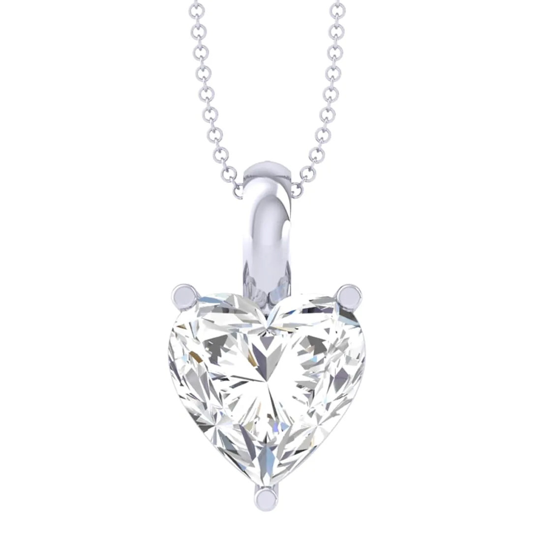 Clara 925 Silver Heart Pendant Earrings Chain Bracelet Ring for Women