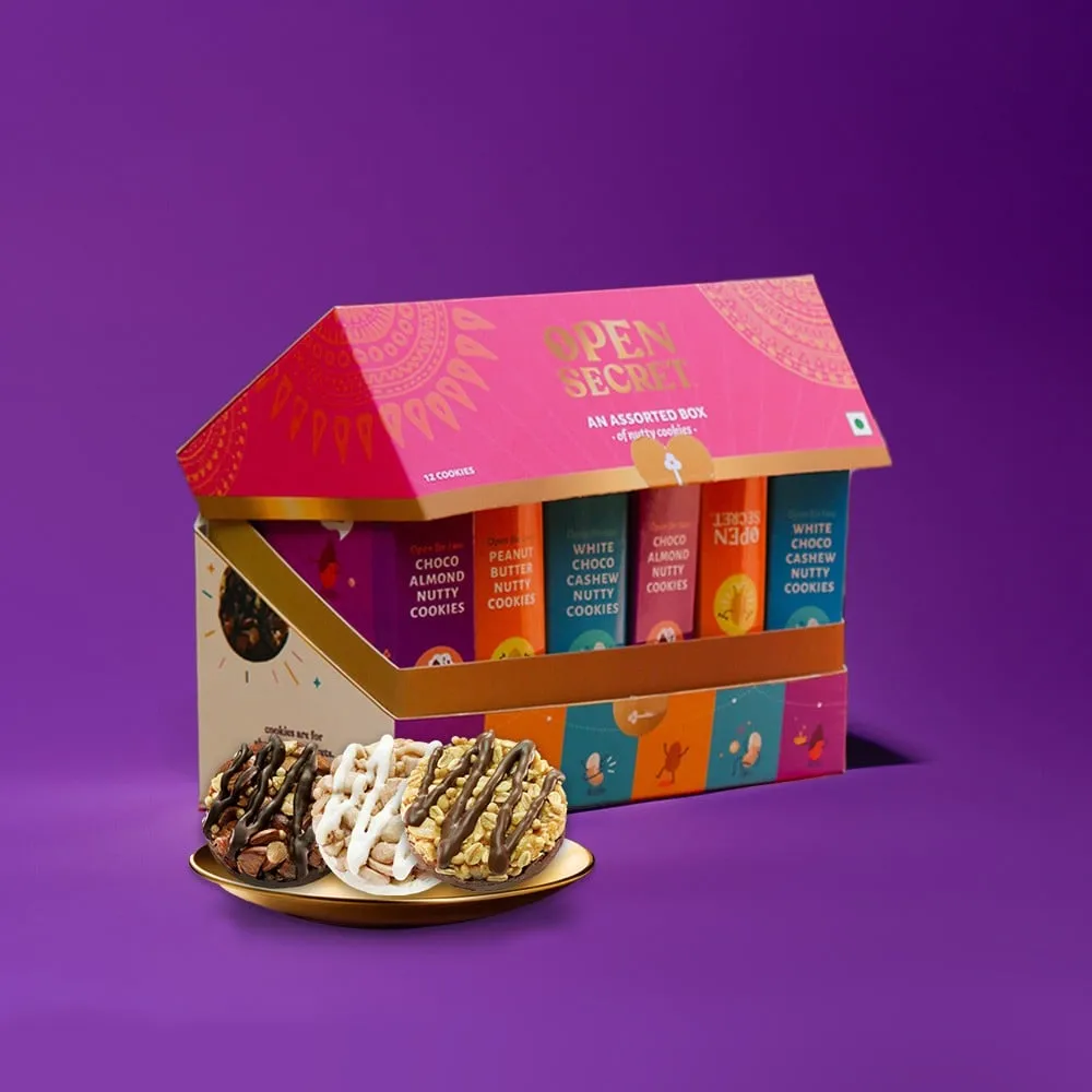Open Secret Celebration Chocolate Biscuits Gift Pack (Zero Maida) (150 g)
