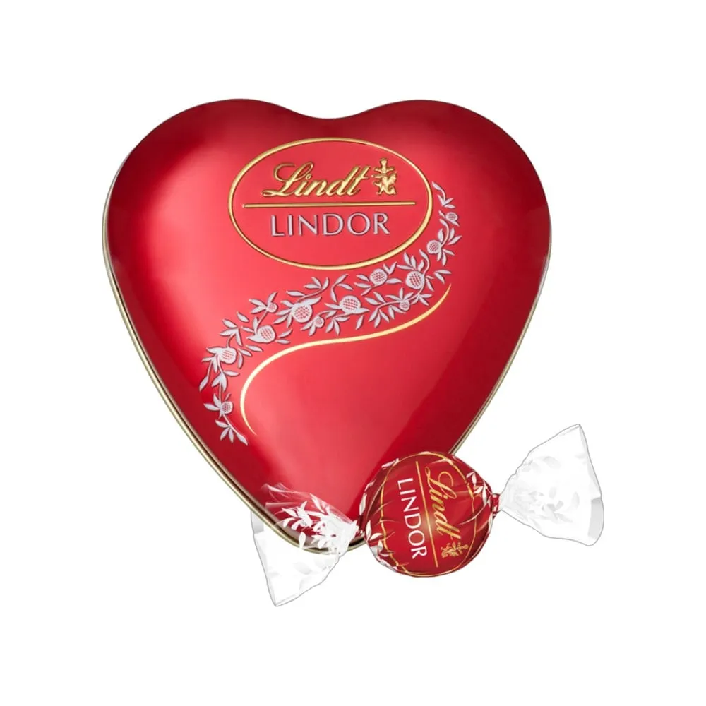 Lindt Lindor Heart Shaped Chocolate Gift Pack (62.5 g)